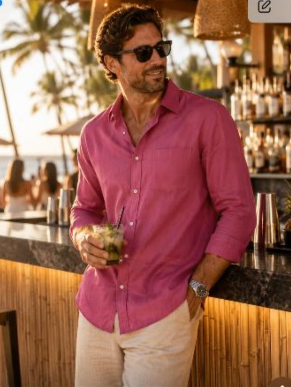 Gold Label Men's Long-Sleeve Dress Shirt - Plum